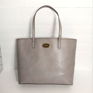 Michael Kors embossed leather tote bag